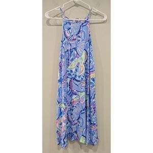 Lilly Pulitzer Margot Swing Dress In Blue Peri Pinch Punch Size Small